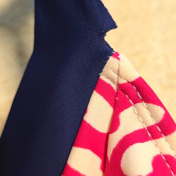 NWT Roberta Roller Rabbit Pink Cata One Piece Medium Swimsuit - Picture 8 of 8